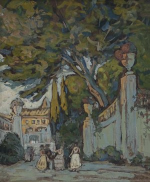 Joseph Hurard(1887-1956),Pejzaż w parku