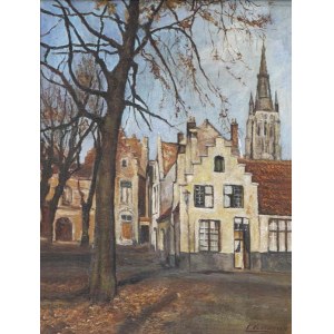 P.Vervier,Stare miasto Brugge,1956