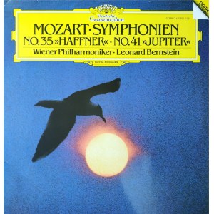 Wolfgang Amadeusz Mozart, Symfonia nr 35 Haffnerowsa, nr 41 Jowiszowa / Wyk. Filharmonicy wiedeńscy, dyr. Leonard Bernstein / Deutsche Grammophon