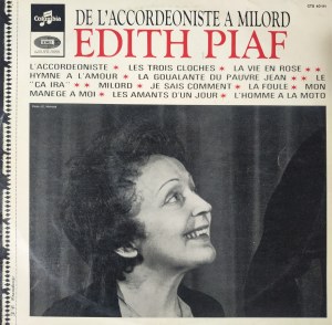 Edith Piaf, De l’Accordéoniste à Milord (największe hity)