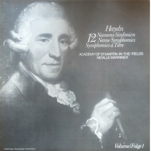 Joseph Haydn, 12 symfonii / Wyk. Academy of St. Martin in the Fields, dyr. Neville Marriner (6 płyt)