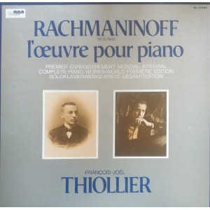 Siergiej Rachmaninow, Kompletne dzieła na fortepian / Wyk. François-Joel Thiollier (9 płyt)