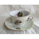 Filiżanka ze spodkiem z bawarskiej porcelany, Winterling