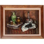 Roman Kramsztyk (1885 Warsaw-1942 there), Still life, (Still life with grapes), ca. 1912.
