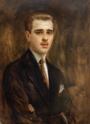 Tadeusz Styka (1889 Kielce-1954 Nowy Jork), Portret mężczyzy