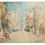 Marian Mokwa (1889 Malary - 1987 Sopot), Ulica w Damaszku (Bliski Wschód), lata 20/30 XX wieku