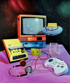 Mateusz Skrzydlewski, Retro Sci Fi Still Life, 2021