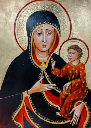 Patrycja Marczewska, Ikona pisana Matki Boskiej z Koźla z Dzieciątkiem