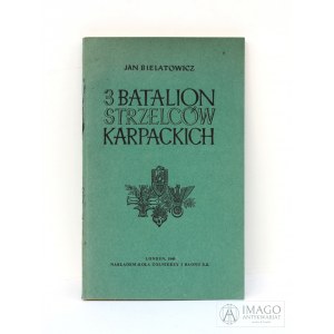 Bielatowicz 3 BATALION STRZELCÓW KARPACKICH Londyn 1949 projekt Gliwa