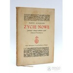 Dante Alighieri ŻYCIE NOWE 1934 oficyna TYSZKIEWICZA we Florencji