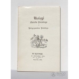 Adam Mickiewicz KSIĘGI NARODU POLSKIEGO I PIELGRZYMSTWA POLSKIEGO 1982