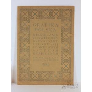 GRAFIKA POLSKA r. 3, z. 9, 1923 Ludwik Gardowski, Półtawski, Recmanik