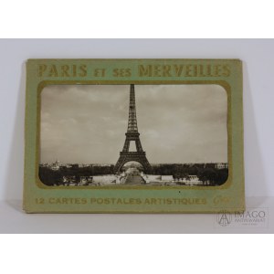 PARIS et ses MERVEILLES pocztówki Pamiątka