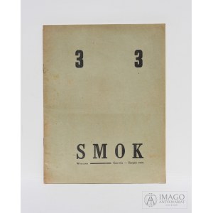 czasopismo Grupy Poetyckiej SMOK red. Roykiewicz 1924 UNIKAT!