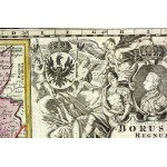 MAPA BORUSSIAE REGNUM - mapa Prus c. 1730