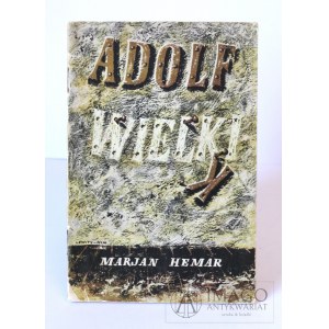 Marjan Hemar ADOLF GREAT London first edition cover by Lewitt-Him