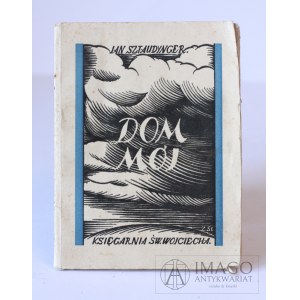 Jan Sztaudynger DOM MÓJ debiutancki tomik poetycki 1925 okładka St. Zalewski