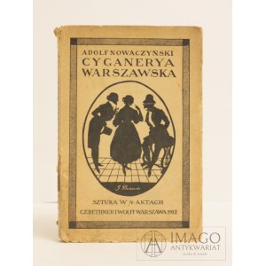 Adolf Nowaczynski CIGGANERIA WARSAW 1912 cover by Jan Bukowski