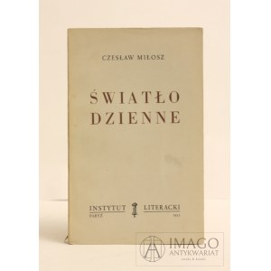 Czesław Miłosz DAILY LIGHT IL prvé vydanie 1953