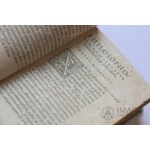 VZÁCNE! 1555 PHILOSOPHORVM QVAE SVNT APVD CICERONEM DICTA &amp; FACTA Paris