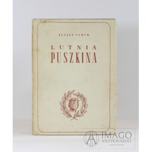 Julian Tuwim LUTNIA PUSZKINA 1937 Erste Ausgabe.