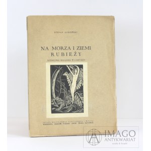 Stefan Łubieński [antropozof] NA MORZA I ZIEMI RUBIEŻY 1936 okładka Mrożewski