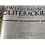 WIADOMOŚCI LITERACKIE 1924-1939 Oprawa w półskórek. Piękny stan zachowania.