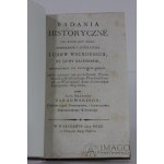 TARNOWSKI hr. J.: BADANIA HISTORYCZNE LUDÓW WSCHODNICH NA LUDY ZACHODNIE