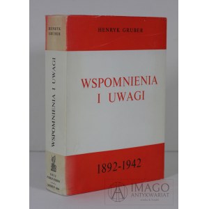 PKO Henryk GRUBER WSPOMNIENIA I UWAGI Emigracja wydanie PIERWSZE