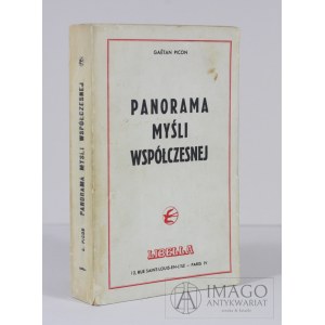 PICON G.: PANORAMA MYŚLI WSPÓŁCZESNEJ LIBELLA Paris 1967