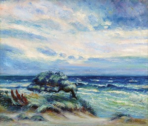 Eugeniusz GEPPERT (1890-1979), Wiatr nad morzem, 1945