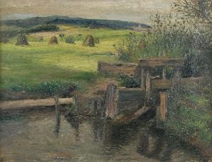Soter JAXA-MAŁACHOWSKI (1867-1952), Upust wody