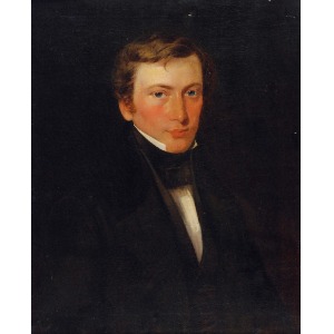 Alojzy (Alois, Luigi) REICHAN (1807-1860), Portret młodego mężczyzny, 1832