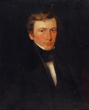 Alojzy (Alois, Luigi) REICHAN (1807-1860), Portret młodego mężczyzny, 1832