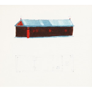 Jerzy NOWOSIELSKI (1923-2011), Ohne Titel (Orthodoxe Kirche/Ikonostase), 1990