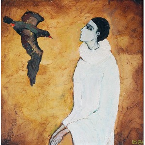 Krystyna LIBERSKA (1926-2010), Pierrot i ptak, 1984