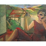 Anna KARPOWICZ-WESTNER (ur. 1951), Malarka z pędzlem, 2015/16