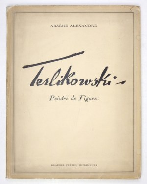 A. Aleksandre - Terlikowski. 1934. Odręczna dedykacja artysty.