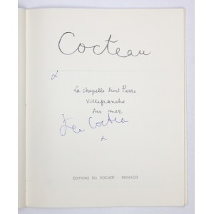 J. Cocteau - Kaplnka Saint Pierre. 1957. s autogramom autora.