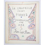 J. Cocteau - La chapelle Saint Pierre. 1957. autographed by the artist.