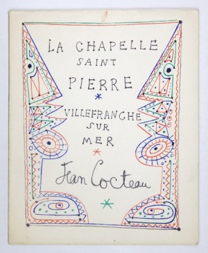 J. Cocteau - La chapelle Saint Pierre. 1957. Z autografem artysty.