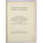 K. HOMOLACS - Studium der Form. 1929. Mit Widmung des Autors.