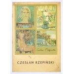 Newyorský katalog děl C. Rzepinského z roku 1980 s autorovým věnováním.
