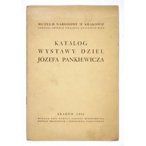 MNK.  Katalog zur Ausstellung der Werke von Józef Pankiewicz. 1936.