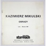 Kazimierz Mikulski - Ausstellungskatalog von 1991 mit handschriftlicher Widmung des Künstlers.