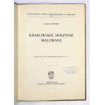 SEWERYN Tadeusz - Krakowskie skrzynie malowane. Kraków 1928, Museum Etnograf. 4, s. [4], 38, barevné desky 5....