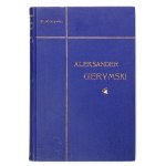 WITKIEWICZ Stanisław - Aleksander Gierymski. Lvov 1903. tov. publ. 16d, p. [4], 191. opr. oryg. pł. gilt....