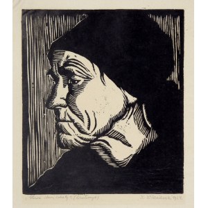 WISZNIEWSKI Kazimierz* (1894-1960) - Head of an old woman.