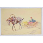 [watercolor sketches]. A collection of 29 watercolor sketches that are largely more or less advanced copies of ...