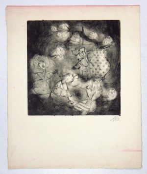 DAWSKA Maria* (1909-1993) - [Kwiaty w wazonie - 2 grafiki].